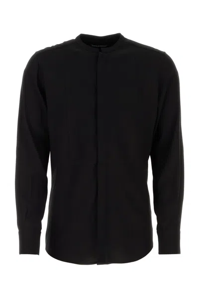 Dolce & Gabbana Camicia-41 Nd  Male In Black