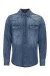 Dolce & Gabbana Elegant Denim Long Sleeve Casual Shirt
