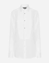 Dolce & Gabbana Lapel Long Sleeve Shirt In ホワイト