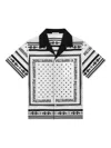 Dolce & Gabbana Camicia Con Stampa In White