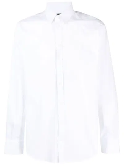 Dolce & Gabbana Camicia In Cotone Bianco In White