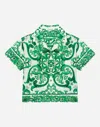 Dolce & Gabbana Camicia Manic. Corta In Stampa