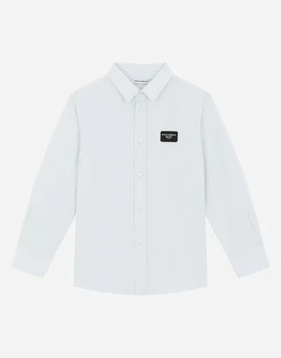 Dolce & Gabbana Camicia Manic. Lunga In Polvere