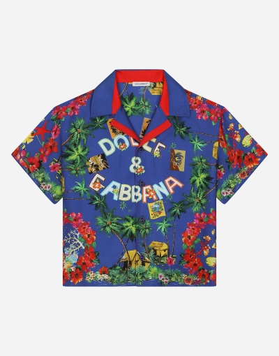 Dolce & Gabbana Camicia Manic. Corta In Print