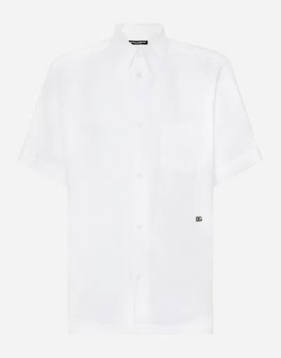 Dolce & Gabbana Drop-sleeve Shirt In White