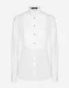 Dolce & Gabbana White Cotton Shirt In White