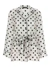 Dolce & Gabbana Polka-dot Long-sleeved Pajama Shirt