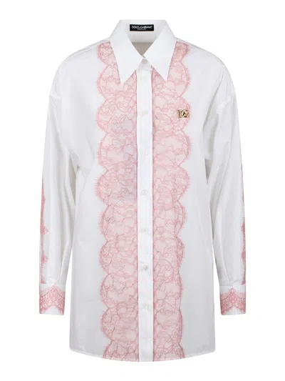 DOLCE & GABBANA CAMISA - BLANCO