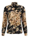Dolce & Gabbana Charmeuse Shirt In Multi