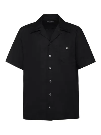 Dolce & Gabbana Cotton Shirt In Black