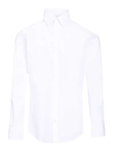 Dolce & Gabbana Supima Cotton Shirt In White