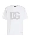 Dolce & Gabbana White Dg Logo T-shirt In White