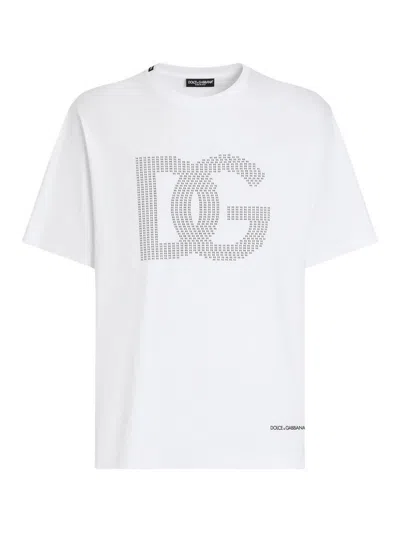 DOLCE & GABBANA T-SHIRTS AND POLOS WHITE
