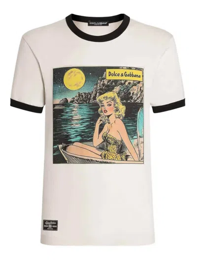DOLCE & GABBANA SHORT SLEEVE CREW-NECK T-SHIRT