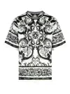 Dolce & Gabbana Maiolica T-shirt In Black