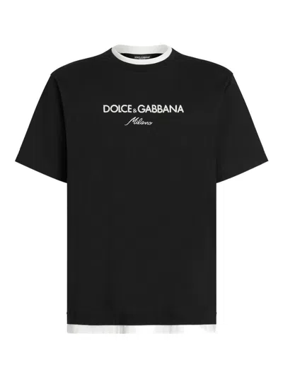 DOLCE & GABBANA CAMISETA - NEGRO