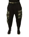 Dolce & Gabbana Camouflage-print Track Pants In Black