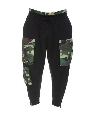 Dolce & Gabbana Camouflage-print Track Pants In Black