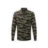 Dolce & Gabbana Camouflage Shirt In Green