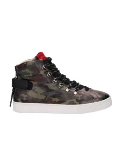 Dolce & Gabbana Camouflage Straps Casual Sneakers In Black