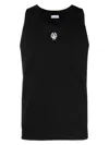 Dolce & Gabbana Canotta Con Patch In Black
