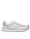 Dolce & Gabbana Canvas And Suede Sneakers In Gray