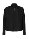Dolce & Gabbana Canvas Bomber Jacket With Logo