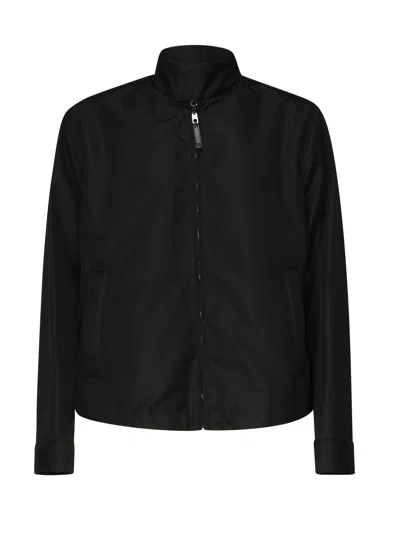 DOLCE & GABBANA DOLCE & GABBANA CANVAS BOMBER JACKET WITH LOGO