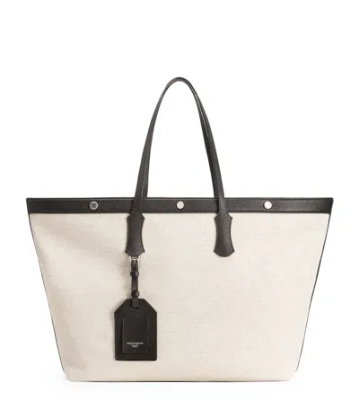 Dolce & Gabbana Canvas-calfskin Tote Bag