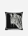 Dolce & Gabbana Canvas Cushion Medium Multicolor Unisex Onesize In Multicolor