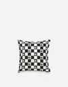 Dolce & Gabbana Canvas Cushion In Multicolor