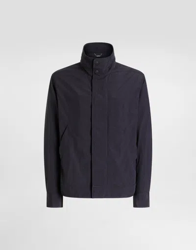 Dolce & Gabbana Canvas Jacket In Blue