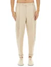 Dolce & Gabbana Linen Pants For Men In Neutral