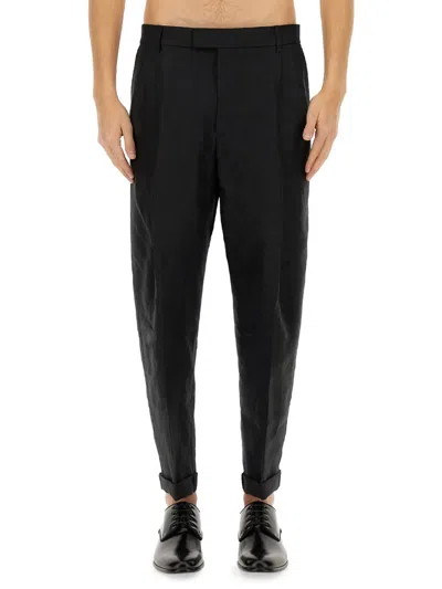 Dolce & Gabbana Canvas Pants In Black