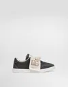 Dolce & Gabbana Canvas Slip-on Sneakers In Black