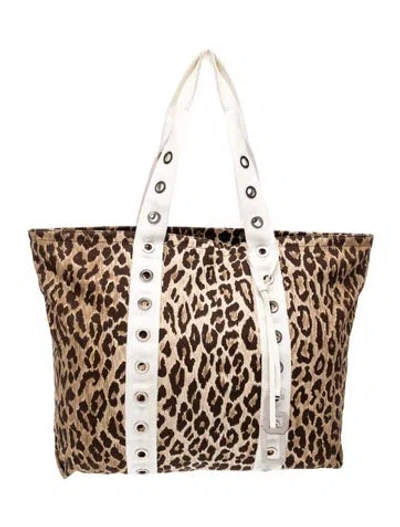 Pre-owned Dolce & Gabbana Canvas Tote In Brown