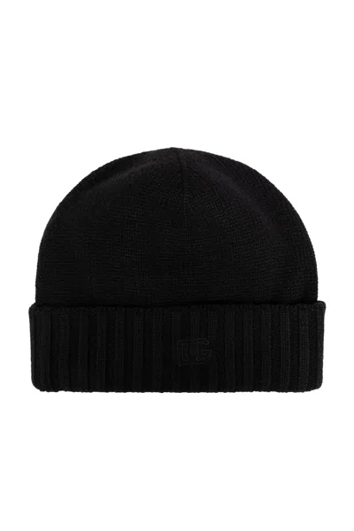 Dolce & Gabbana Cap With Logo In Black