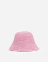 Dolce & Gabbana Cotton Crochet Hat In Multicolor