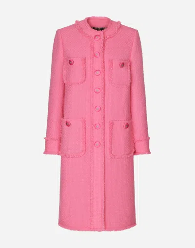 Dolce & Gabbana Cappotto In Pink