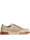 Dolce & Gabbana Cappuccino Leather Portofino Sneakers