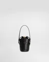 Dolce & Gabbana Capri Bucket Bag In Black