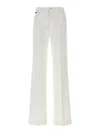 Dolce & Gabbana Capri High-rise Flared Jeans In White