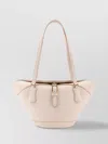 Dolce & Gabbana Capri Leather Shoulder Bag With Buckle Detail