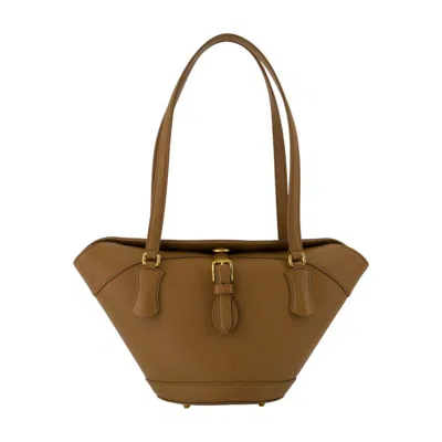 Dolce & Gabbana Capri Shoulder Bag In Brown