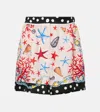 DOLCE & GABBANA CAPRI SILK SATIN SHORTS