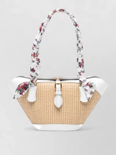 DOLCE & GABBANA CAPRI RAFFIA TOTE BAG