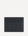 Dolce & Gabbana Men Black Card-holder With Quilted Logo In Leather Man In Black