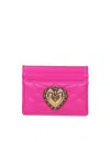 DOLCE & GABBANA DOLCE & GABBANA CARD HOLDER IN QUILTED LEATHER
