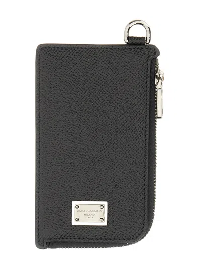 Dolce & Gabbana Card Holder With Logo Plaque