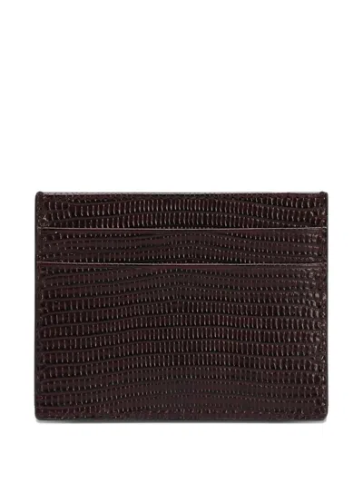 DOLCE & GABBANA DOLCE & GABBANA CARD HOLDER WITH LOGO PLAQUE